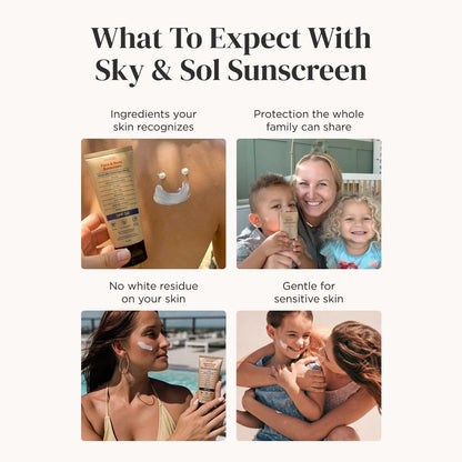 Sky and Sol Face and Body Sunscreen SPF 50