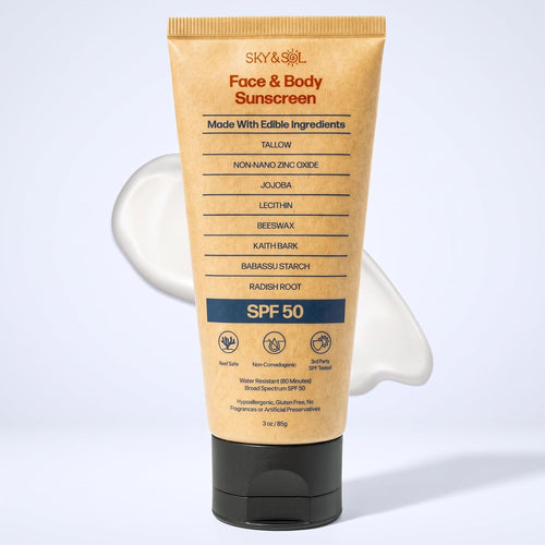 Sky and Sol Face and Body Sunscreen SPF 50